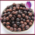 10x9mm coffee color wood round beads for diy jewelry
